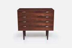 Four-Drawer Chest by Kai Kristiansen, 1960s, Rosewood, sold Sep 2023