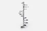 Roger Tallon, 'Module 400' Spiral Staircase, 1966, / 2009 Polished tube and cast aluminum