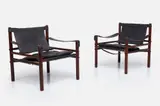 Arne Norell, 'Sirocco Safari' Chairs (2)