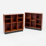 Peter Hvidt, & Orla Molgaard Nielsen (attr.) Pair of Teak Bookcases (ca. 1960s)