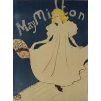 Henri de Toulouse-Lautrec, Lithograph Poster "May Milton.", 1864
