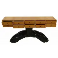 Wendell Castle, Twisted Buffet, 1990, Ebonized mahogany