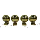 Set Of 4 Gilt & Enameled Sconces by Paavo Tynell, sold Nov 2025