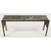 Philip Laverne, KELVIN LaVERNE Console Table, 1907, and polychromed bronze