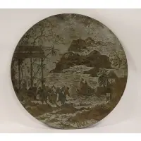 Philip and Kelvin Laverne, Tabletop, 1960s, Patinated and polychromed bronze