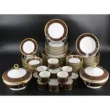 Richard Ginori, "Contessa Brown" Porcelain Service