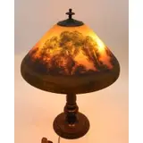 Handel, Table Lamp With Reverse Painted Shade