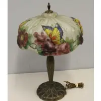 Puffy Lamp and Shade by Pairpoint, sold Oct 2018