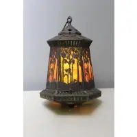 Signed Palm Lantern by Handel, sold Jun 2018