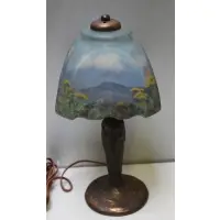 Signed Table Lamp with Signed Reverse by Handel, sold Mar 2018