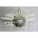 Bakalowits, & Sohne "Miracle" Sputnik Chandelier, c. 1960s, Chandelier with glass rods and central mounts
