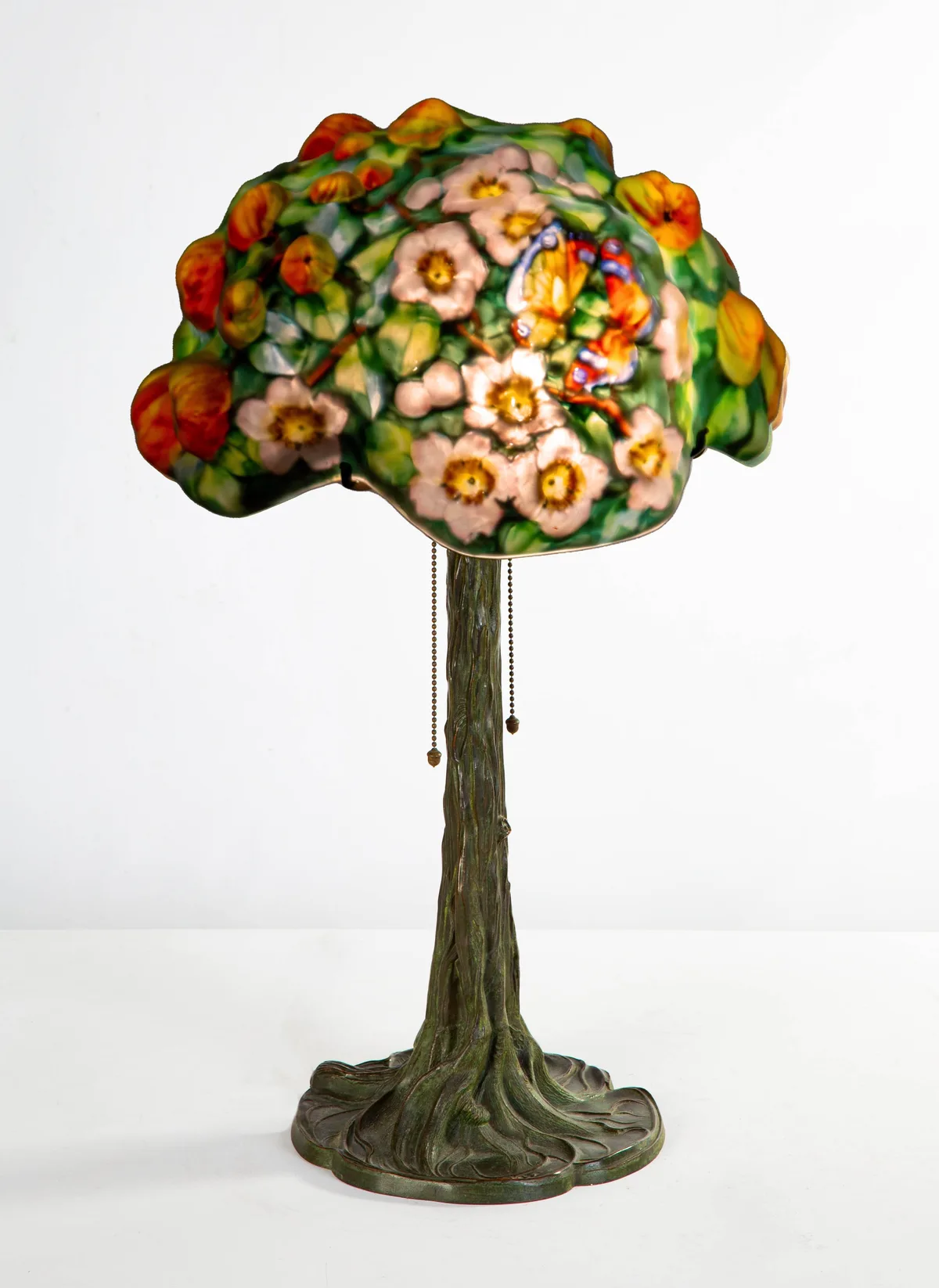 Puffy Apple Tree Table Lamp by Pairpoint, sold Mar 2023