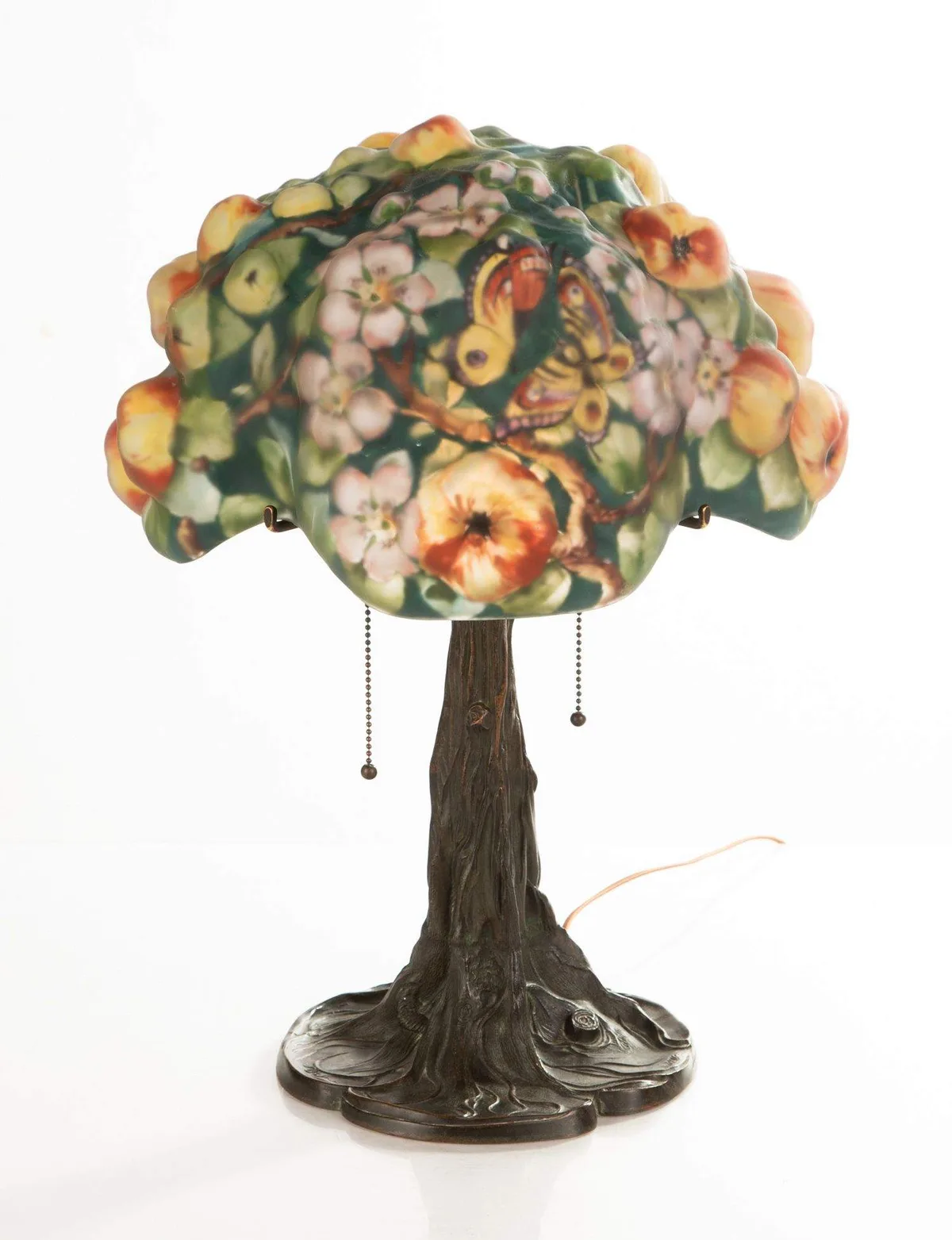 Puffy Apple Tree Table Lamp by Pairpoint, sold May 2024