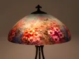 Handel, Butterfly and Rose Table Lamp