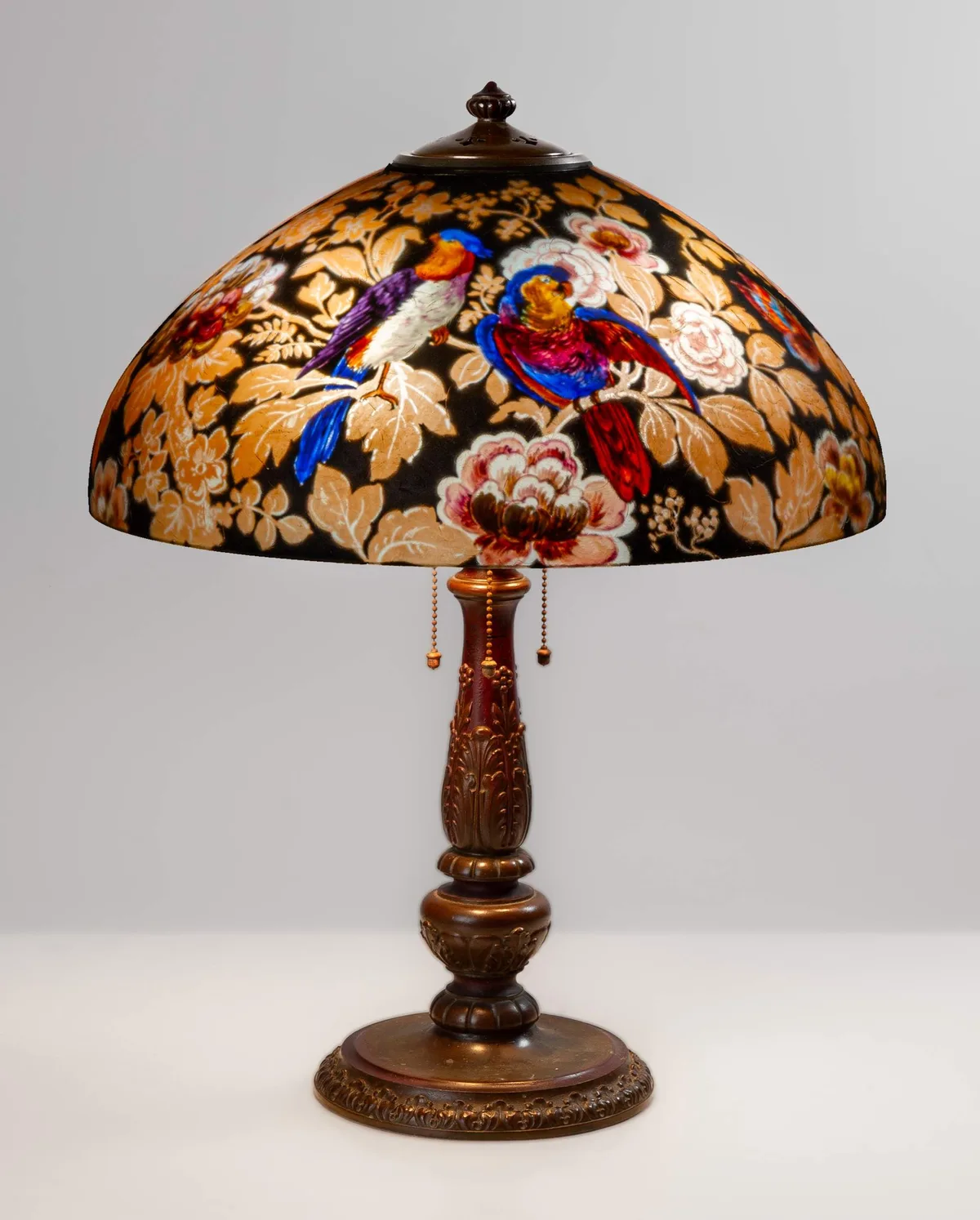 Bird Lamp by Handel, 1920, sold Sep 2025
