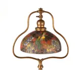 Handel, Reverse Painted Bird Lamp