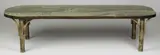 Philip and Kelvin Laverne, Brass & Patinaed Coffee Table
