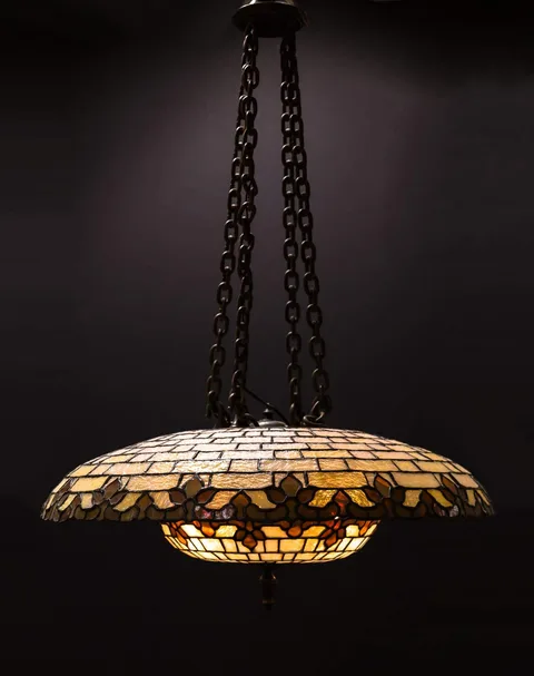 Hanging Lamp by Duffner & Kimberly, sold Sep 2018