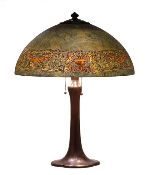 Arts and Crafts Table Lamp by Handel, sold May 2020