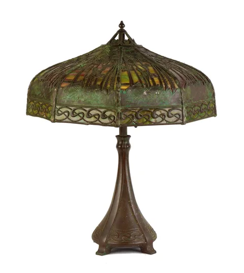 Tropical Sunset Table Lamp by Handel, sold May 2019