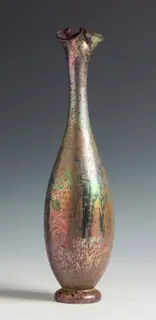 Clement Massier, Trefoil Rim Vase