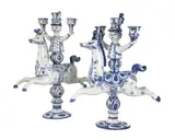 Bjørn Wiinblad, Candlestick, Rider on Horseback