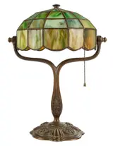Duffner & Kimberly, Leaded Glass Table Lamp