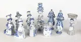 Bjørn Wiinblad, Earthenware Figures, Candlesticks and Creamers