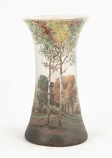 Handel, Teroma Etched and Painted Vase