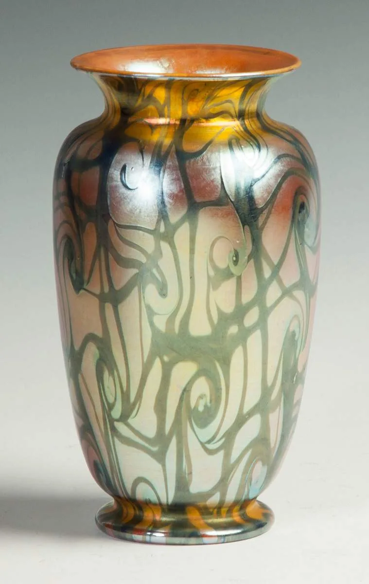 Decorated Vase by Durand, sold Sep 2014