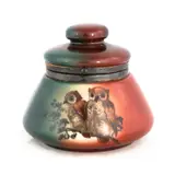 Handel, Glass Humidor with Owl Decoration