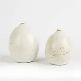 Joanna Constantinidis, Two Speckled Round Pots