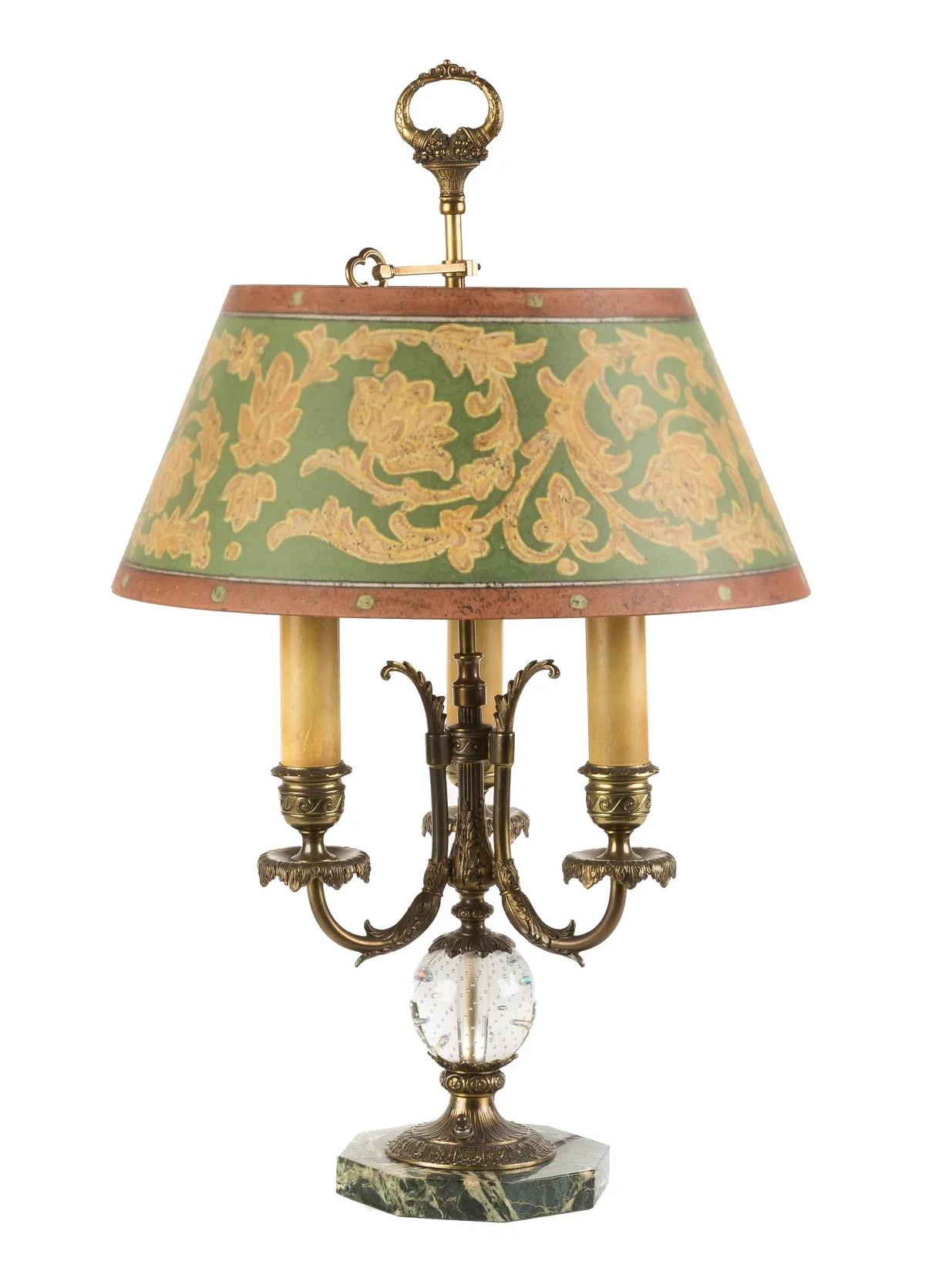 Reverse Painted Lamp by Pairpoint, sold Nov 2018
