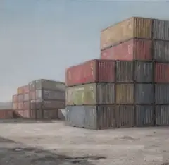 The Container Yard by John O'Reilly, offered May 2019