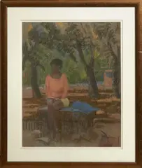 Two Parrots by Michael Cullen, offered Jun 2019