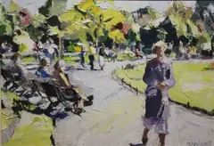 St Stephens Green, Sunlight by Stephen Cullen, offered Feb 2019