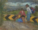 Patrick Leonard, Hitch Hikers, West Cork, 1983