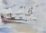 Liffey At The Customs House by Louis le Brocquy, offered Nov 2019