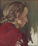 Portrait by Maurice Canning Wilks, offered Nov 2019