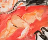 Barrie Cooke, Small Red Nude