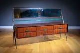 Silvio, A Fine Rosewood And Brass Dressing Table