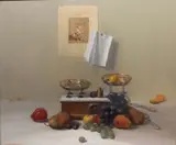 Niccolo d'Ardia Caracciolo, Still Life With Fruit And Scales