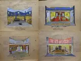 Reginald Gray, Five Set Designs For The Matchmaker