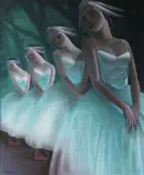 Cecil Ffrench Salkeld, Four Dancers At The Ballet