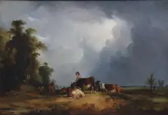 William Shayer Senior, Herding Cattle