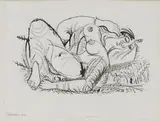 Nevill Johnson, Picasso Drawing