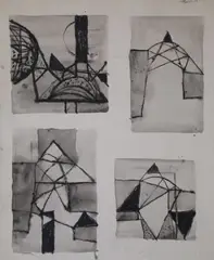Rooftops Laymore by Colin Middleton, offered Mar 2023