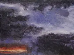 Sky With Sunset Ii by Bernadette Kiely, offered May 2023