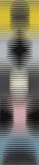 Gavin Murphy, Porte Fenetre (Yellow, Grey, Charcoal, Pink, Blue), 2023