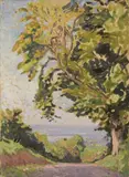 Rosaleen Brigid Ganly, View Towards Dublin From Rathfarnham Mountains